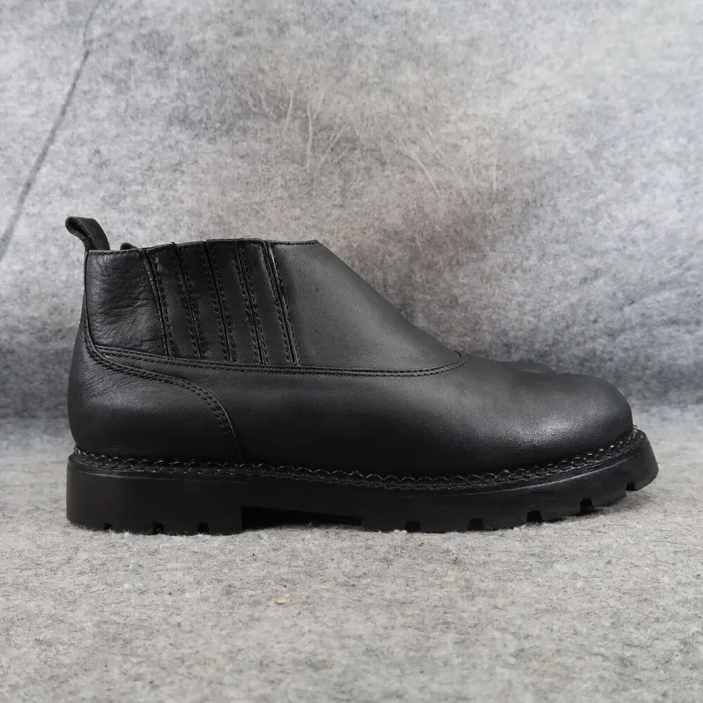LL Bean Shoes Kids 6 Boots Chelsea Leather Insulated Classic Pull On Lug Sole